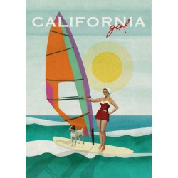 Plakat/kolaż CALIFORNIA GIRL